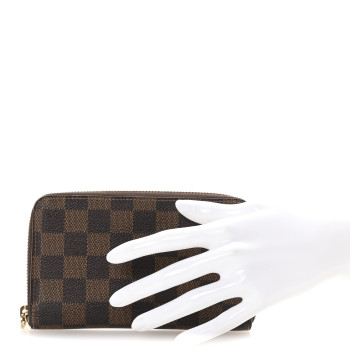 LOUIS VUITTON Damier Ebene Zippy Compact Wallet