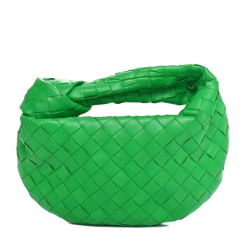 BOTTEGA VENETA Nappa Intrecciato Mini Jodie Parakeet