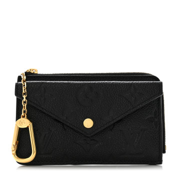 LOUIS VUITTON Empreinte Recto Verso Card Holder Black