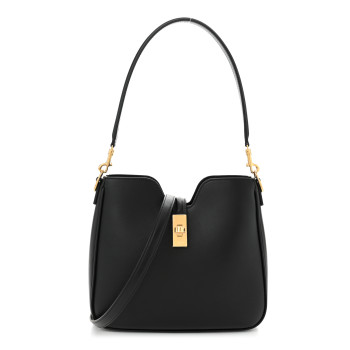 CELINE Smooth Calfskin Small Camille 16 Soft Bag Black