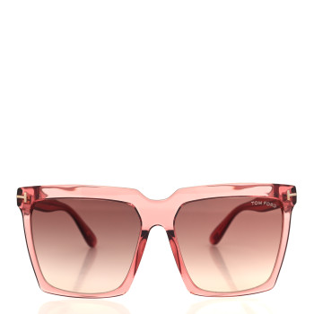 TOM FORD Acetate Polarized Sabrina Cat Eye Sunglasses TF764 Pink