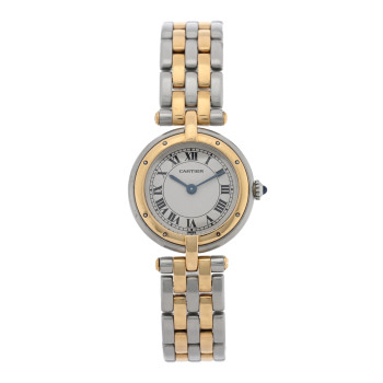 CARTIER Stainless Steel 18K Yellow Gold 24mm Panthere Vendome Quartz Watch