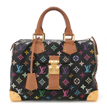 LOUIS VUITTON Monogram Multicolor Speedy 30 Black