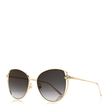 CARTIER Panthere De Cartier Sunglasses CT0236S Gold