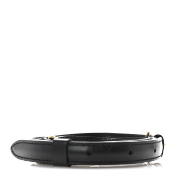 LOUIS VUITTON Calfskin 16mm Adjustable Shoulder Strap Black