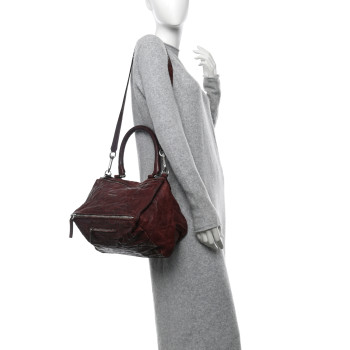 GIVENCHY Tumbled Sheepskin Medium Pandora Oxblood