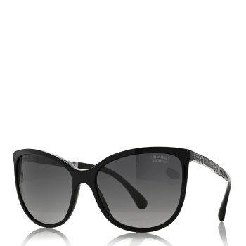 CHANEL Chain Polarized Sunglasses 5352 Black
