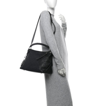 LOUIS VUITTON Mahina Beaubourg Hobo MM Black