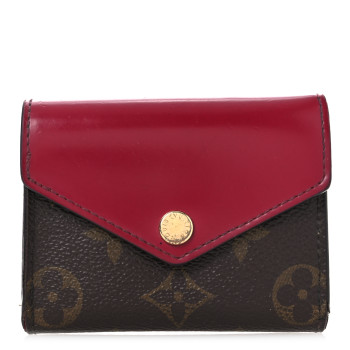 LOUIS VUITTON Monogram Zoe Wallet Fuchsia
