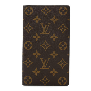 LOUIS VUITTON Monogram Porte Valeurs Checkbook Wallet