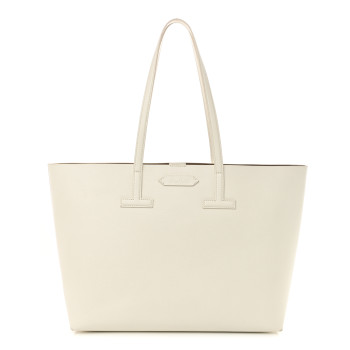 TOM FORD Saffiano Medium T Tote White