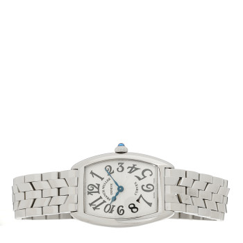 FRANCK MULLER Stainless Steel 25mm Cintree Curvex Quartz Watch 1752QZAC
