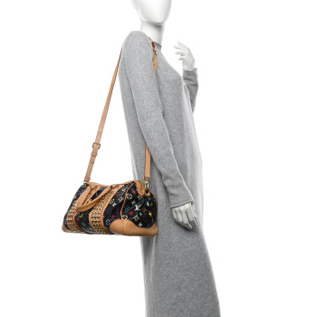 LOUIS VUITTON Monogram Multicolor Courtney MM Black