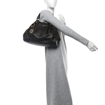GUCCI Guccissima Medium Sukey Tote Chocolate