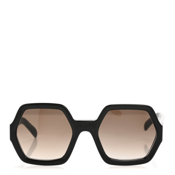 CELINE Acetate Octagon Polarized Sunglasses CL40131 Black