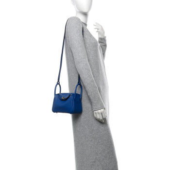 HERMES Swift Mini Lindy 20 Bleu France