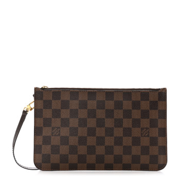 LOUIS VUITTON Damier Ebene Neverfull MM GM Pochette