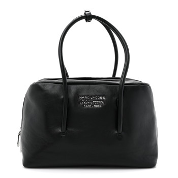 MARC JACOBS Calfskin The Duet Satchel Black
