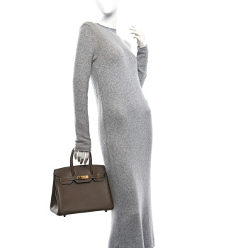 HERMES Epsom Birkin 30 Etoupe