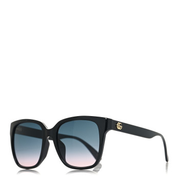 GUCCI Acetate Square Frame GG0715SA Sunglasses Black