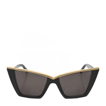 SAINT LAURENT Cat Eye Kate SL570 Sunglasses Black