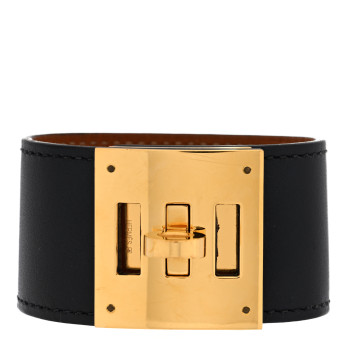 HERMES Box Kelly Dog Bracelet  Black