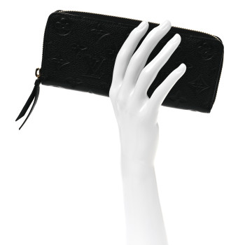 LOUIS VUITTON Empreinte Clemence Wallet Black