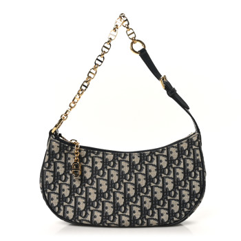 CHRISTIAN DIOR Oblique CD Lounge Bag Blue