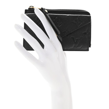 LOUIS VUITTON Empreinte Recto Verso Card Holder Black