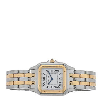 CARTIER Stainless Steel 18K Yellow Gold 27mm Panthere Quartz Watch