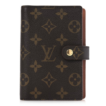 LOUIS VUITTON Monogram Small Ring Agenda Cover