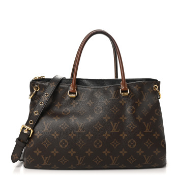 LOUIS VUITTON Monogram Pallas Black