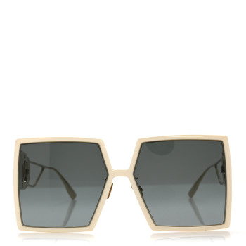 CHRISTIAN DIOR Square 30 Montaigne Sunglasses White