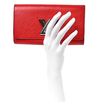 LOUIS VUITTON Epi Twist Wallet Coquelicot