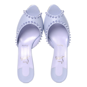 CHRISTIAN LOUBOUTIN Nappa Spike Me Dolly 55 Sandals 41 Skylight