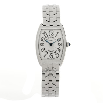 FRANCK MULLER Stainless Steel 25mm Cintree Curvex Quartz Watch 1752QZAC