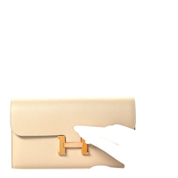 HERMES Epsom Constance Long Wallet Trench