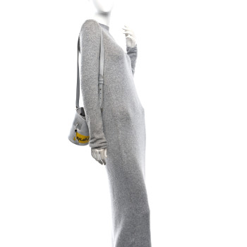 LOUIS VUITTON Monogram Chalk Nano Bag White