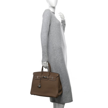 HERMES Togo Birkin 35 Etoupe