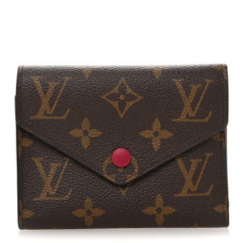 LOUIS VUITTON Monogram Victorine Wallet Fuchsia