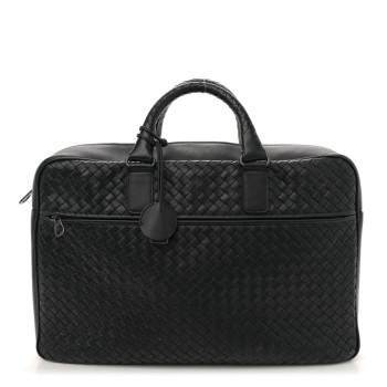 BOTTEGA VENETA Nappa Intrecciato Briefcase Black