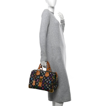 LOUIS VUITTON Monogram Multicolor Speedy 30 Black