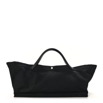 THE ROW Cotton Twill East West Idaho Tote Black
