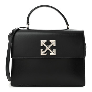 OFF-WHITE Calfskin 2.8 Jitney Bag Black