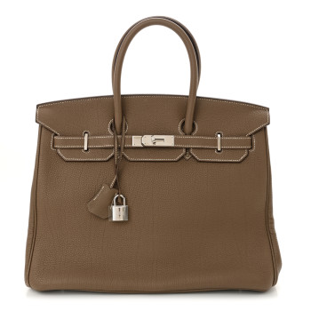 HERMES Togo Birkin 35 Etoupe