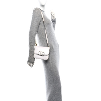 VALENTINO GARAVANI Smooth Calfskin Small VSling Shoulder Bag White