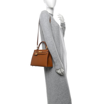 HERMES Epsom Kelly Sellier 25 Gold HERMES Epsom Kelly Sellier 25 Gold