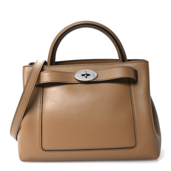 MULBERRY Silky Calfskin Small Islington Sable