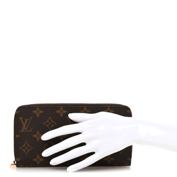LOUIS VUITTON Monogram Zippy Wallet Coquelicot