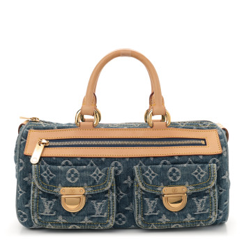 LOUIS VUITTON Monogram Denim Neo Speedy Blue